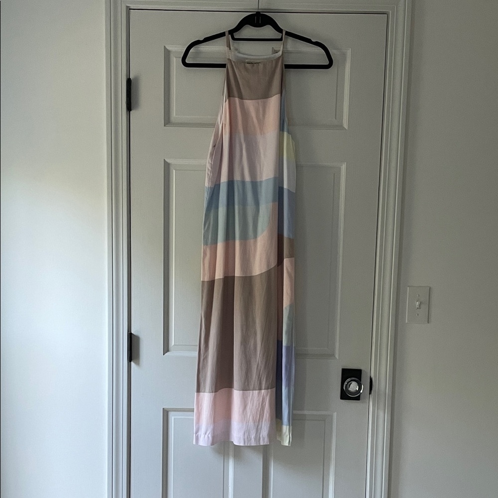 Gorgeous Mara Hoffman color block dress, size S.
